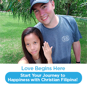 Couple meeting via Christian Filipina